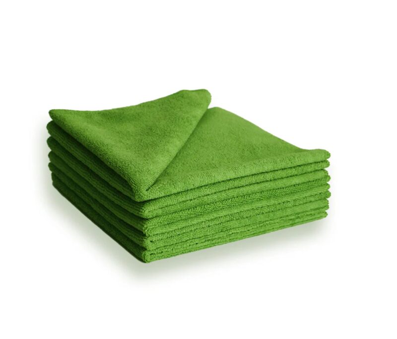 PREMIUM M/FIBRE GREEN 25PK 330GSM 40X40CM
