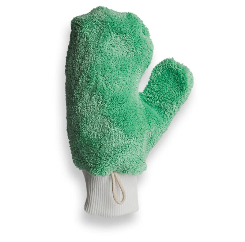 MFW PREMIUM GREEN MICROFIBRE DUSTING MITT (10)