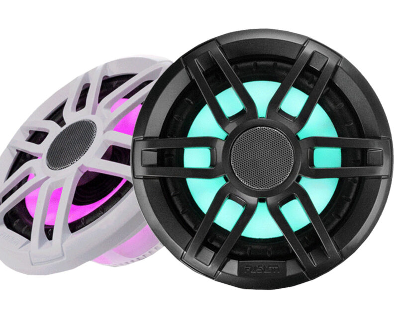 XS SERIES 6.5" RGB LIGHTING SPEAKER PAIR WHITE/BLACK