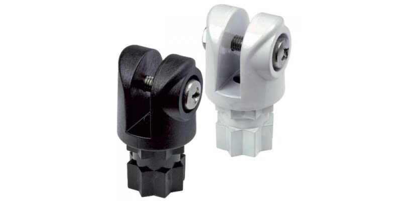 CLEVIS SUPPORT PAIR WHITE