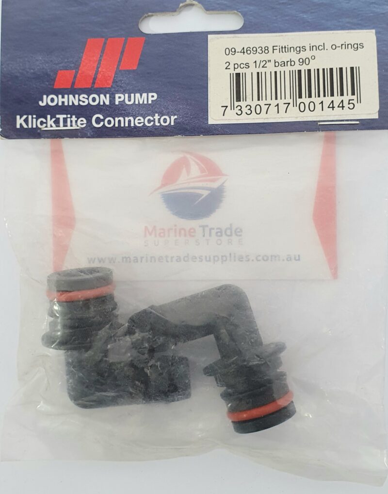 KLICKTITE 90 DEGREE 1/2" BARB 2 PACK