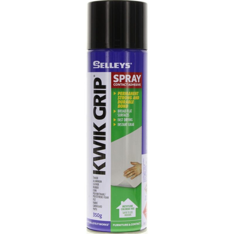 SELLEYS KWIK GRIP SPRAY ADHESIVE 350G (6)