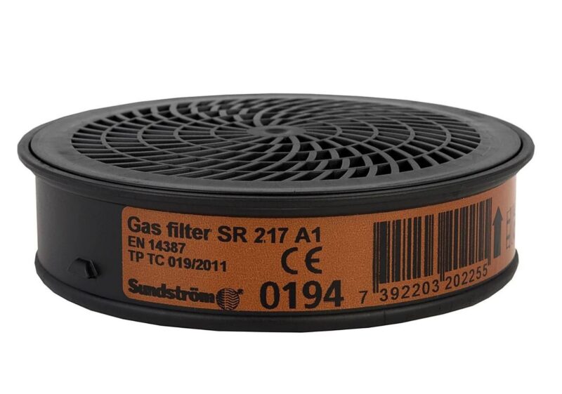 SUNDSTROM SR217 GAS FILTER CARTRIDGE A1