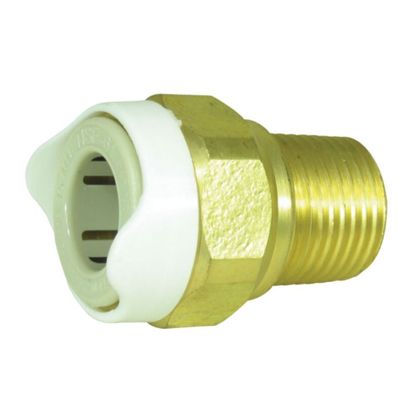 WHALE ADAPTOR BRASS 1/2 BSP-SYS 15