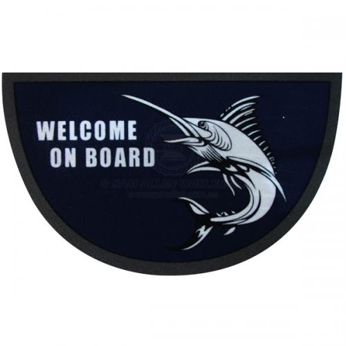 DOORMAT MARLIN 40X68CM SEMI-CIRCLE