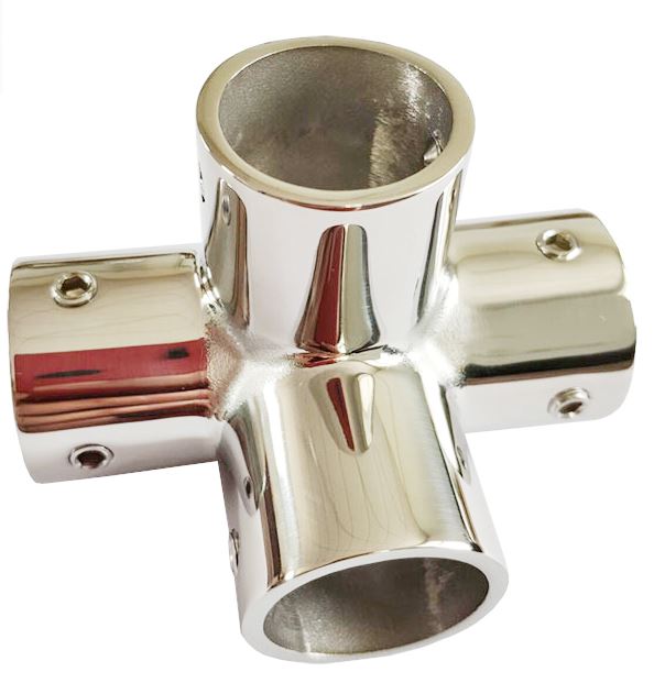 SS 316 4 WAY CORNER 25MM