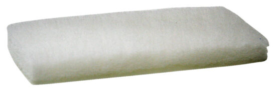 POWERPAD WHITE GLOMESH GLITTERPAD 250X115X25MM (50)