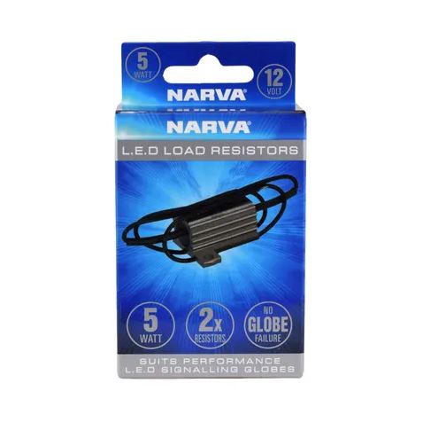 NARVA 12V 5W RESISTOR T/S LED GLOBES