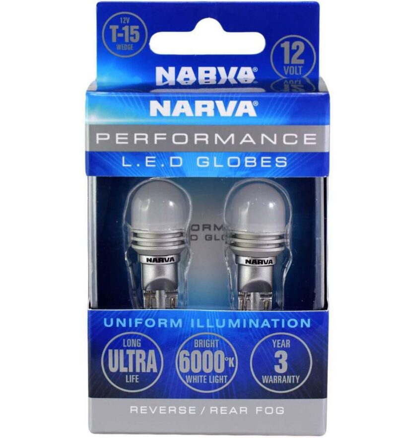 NARVA 12V T15 WEDGE LED GLOBES