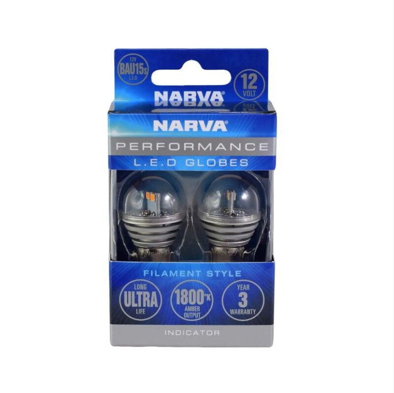 NARVA 12V BAU15S LED IND GLOBES
