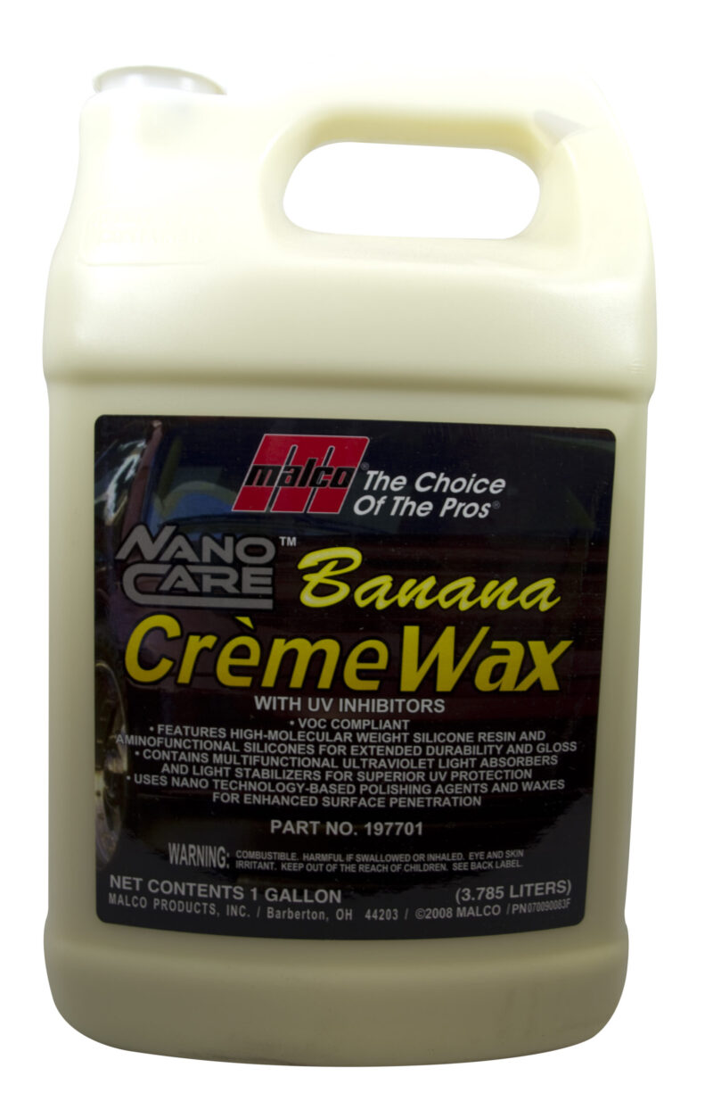 MALCO NANO CARE BANANA WAX 3.785L