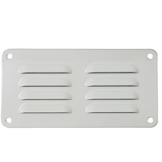 ALUMINIUM VENT WHITE 225 X 75MM