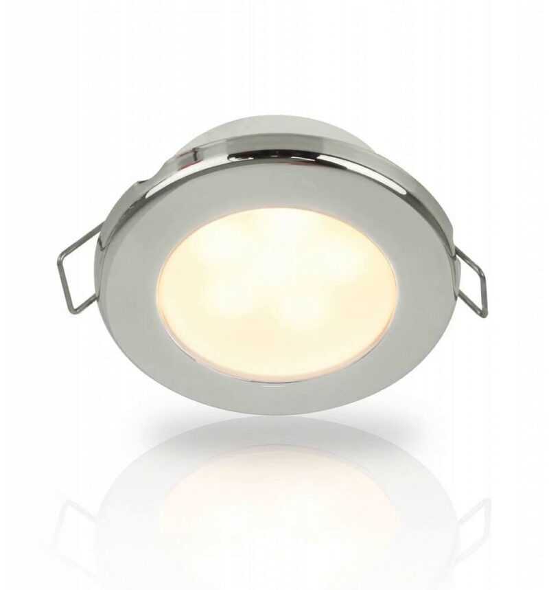 HELLA EURO75 WARM WHITE 12V SS SPRING CLIP