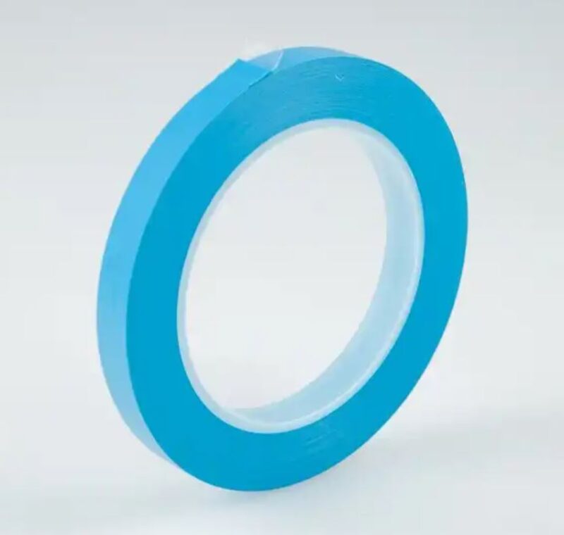 179 PVC FINE LINE BLUE 12MM X 33M (135°C)