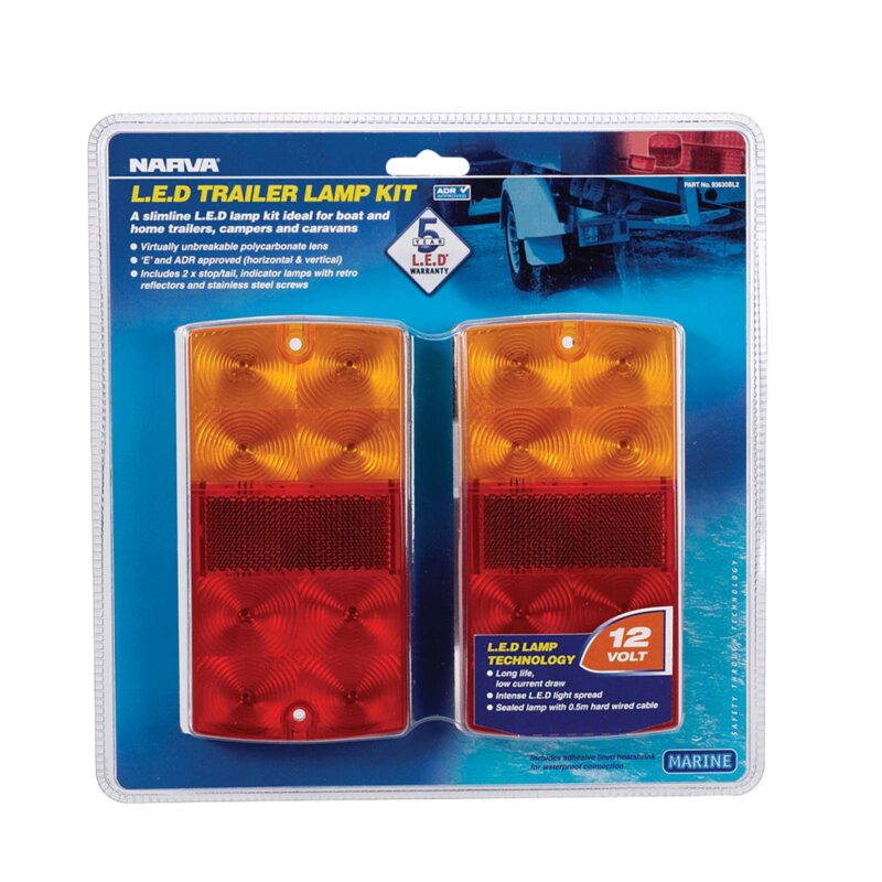 12 VOLT LED SLIMLINE TRAILER LAMP PACK