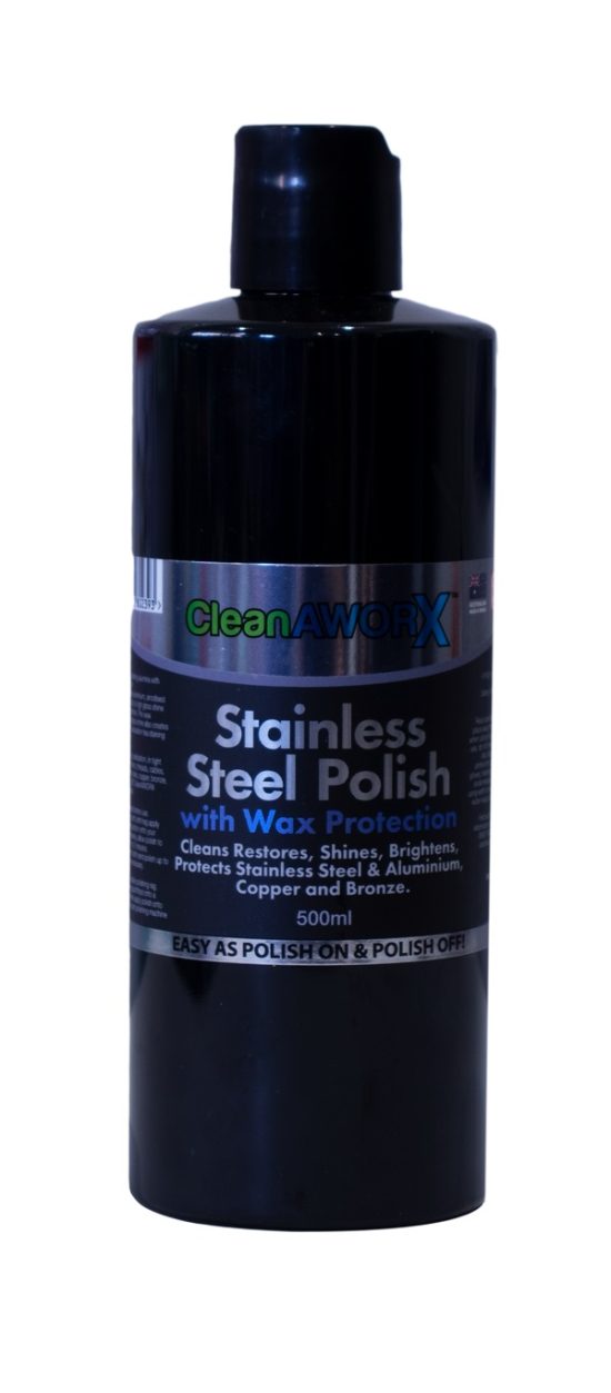 CLEANAWORX STAINLESS STEEL POLISH + WAX