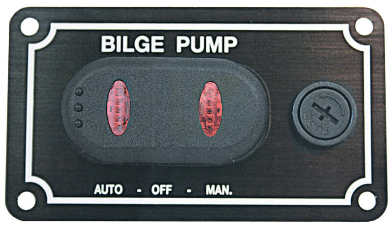 SWITCH PANEL- BILGE HORIZONTAL 12/24V