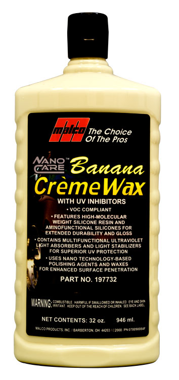 MALCO NANO CARE BANANA WAX 946ML