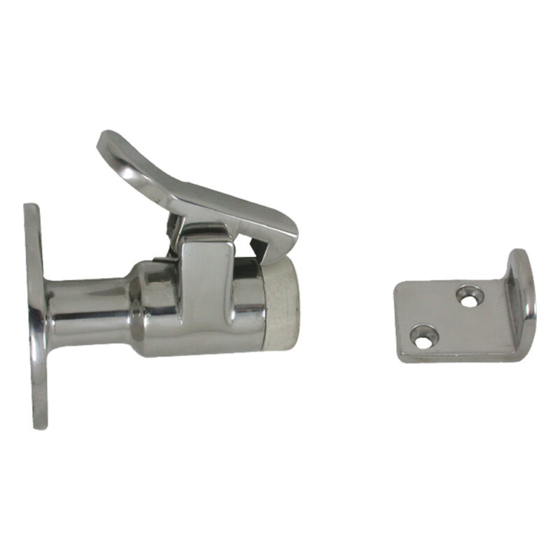 DOOR STOP CATCH CAST S/S 62MM STAND OFF