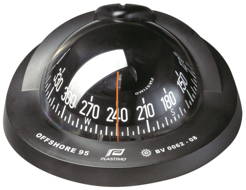 PLASTIMO OFFSHORE 95 COMPASS CONICAL FLUSH BLACK