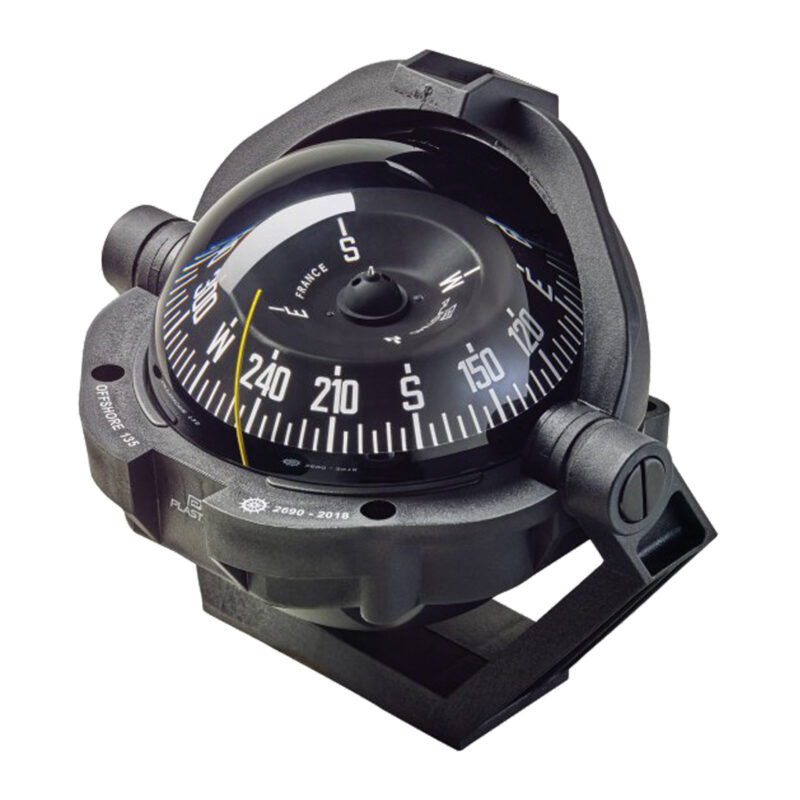 PLASTIMO OFFSHORE 135 COMPASS FLUSH MNT FLAT CONICAL BLACK