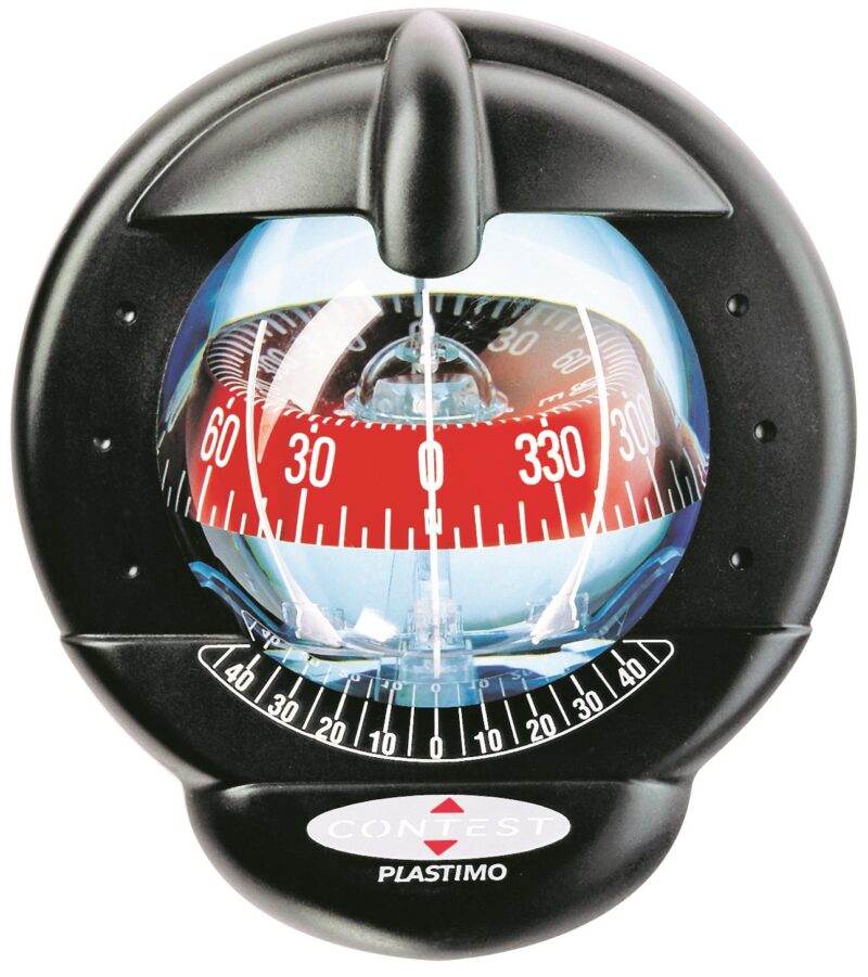 PLASTIMO COMPASS CONTEST101 BLACK/RED CARD