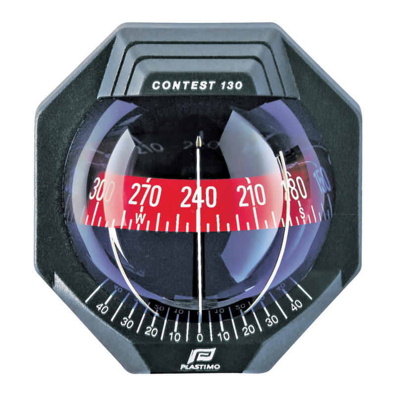 PLASTIMO COMPASS CONT130 BRACKET MNT BLACK/RED CARD