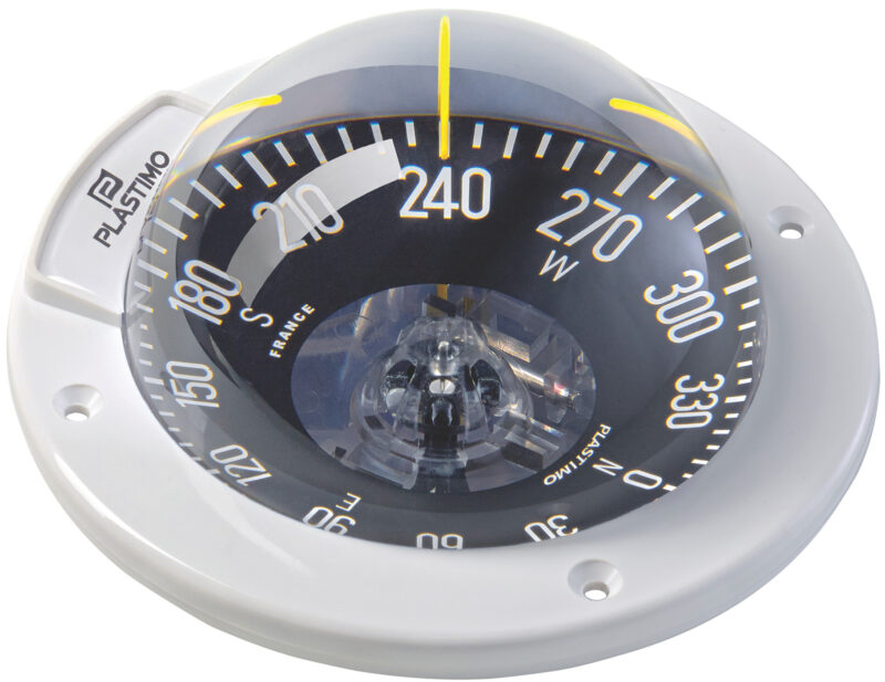 PLASTIMO COMPASS OLYMPIC 100 FLAT WHITE / BLACK CARD