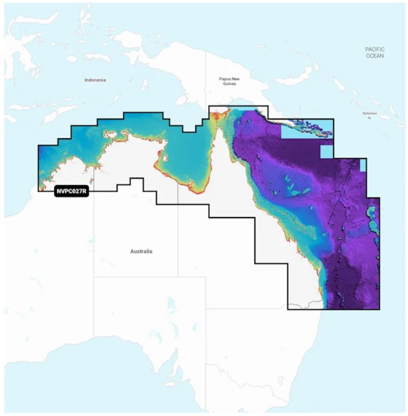 NAVIONICS VISION+ AUSTRALIA N/EAST INLAND+COASTAL NVPC027R