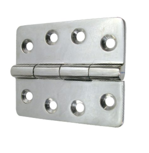 BUTT HINGE H/D SS 316 101 X 82MM PAIR