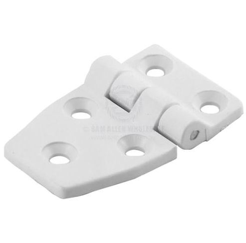 58MM WHITE NYLON HINGE PAIR