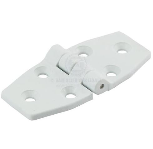 78MM WHITE NYLON HINGE PAIR