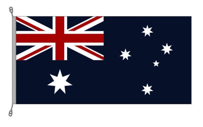 FLAG BLUE AUS 178W-88H PRINTED