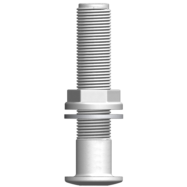 TRU-DESIGN SKIN FITTING 3/4" BSP LONG WHITE