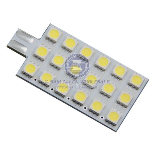 BULB LED T10 WEDGE 18 12V 2 PACK