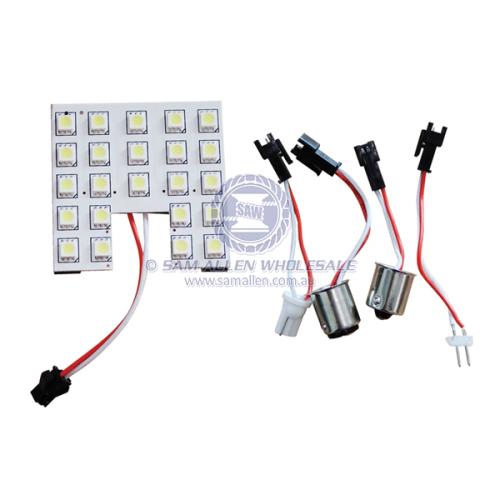 LED MULTI-BASE SUIT DOME LIGHT COOL WHITE 10-30V