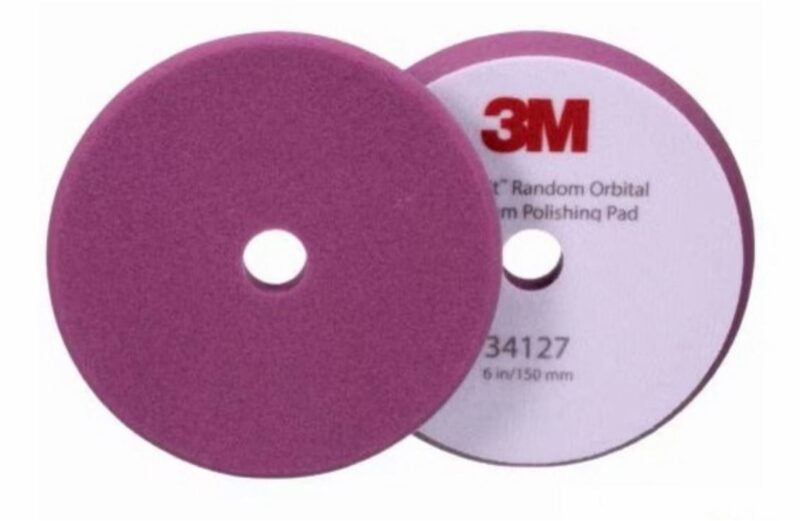 3M 34127 RANDOM ORB FOAM PAD 150MM FINE PURPLE 2 PADS (6)