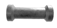 8" KEEL ROLLER BLACK 17MM