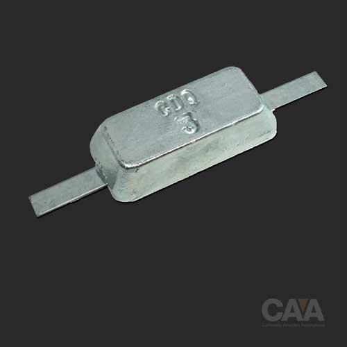 ANODE 2.4KG REC 150MM X 65MM X 40MM