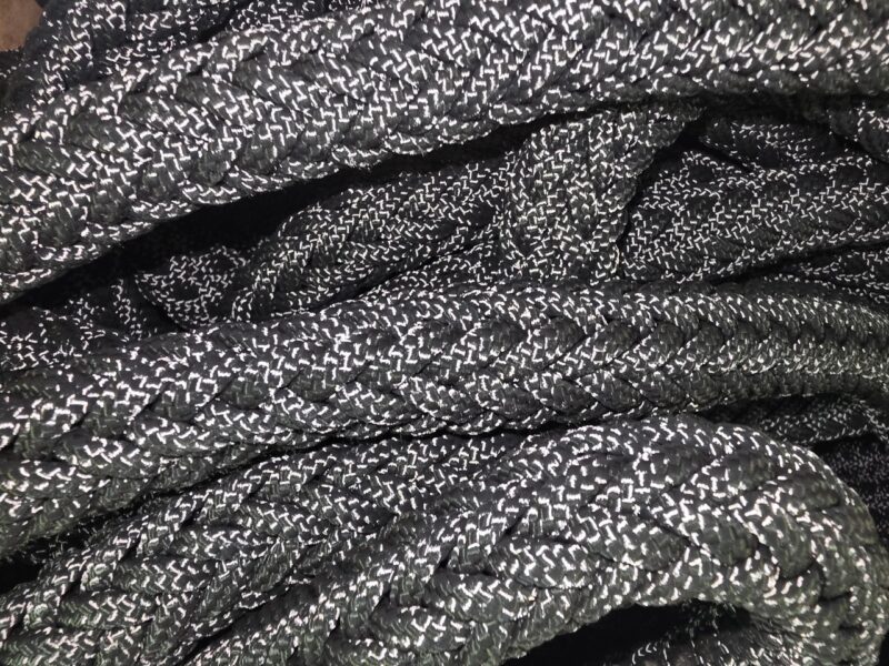 HOLLOW CORE 16MM BLACK MOORING LINE P/M