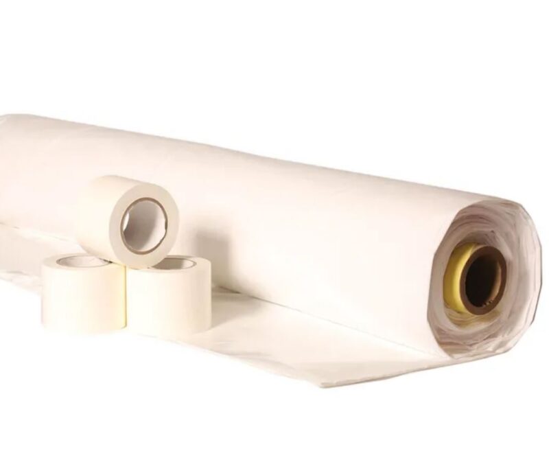 SHRINK ROLL WHITE 5M X 160UM X 30M (WITH FOLD)