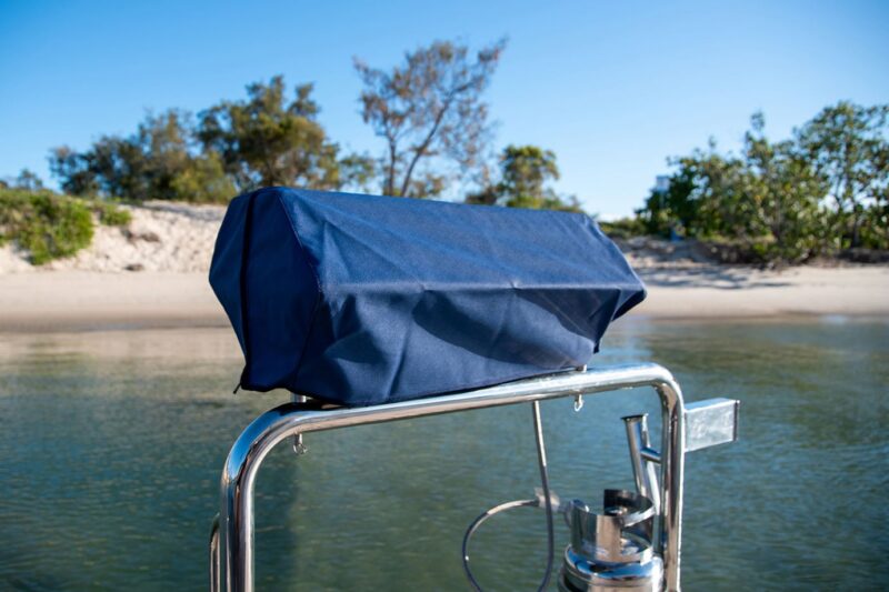 DROP ON BBQ COVER NAVY DELUXE NEW >2024/2025