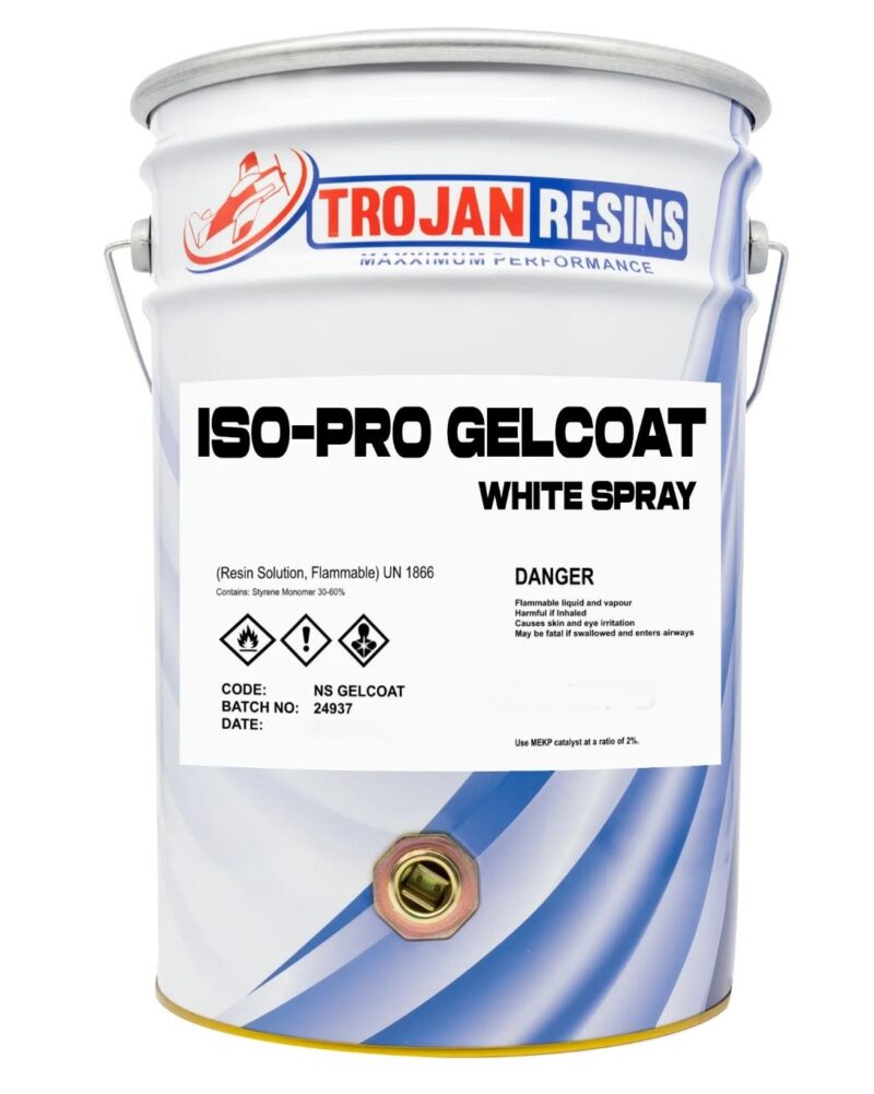 WHITE NPG ISO SPRAY GELCOAT 23KG