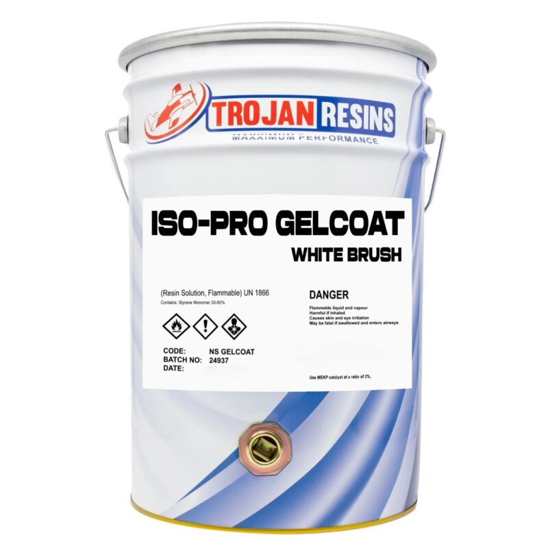 WHITE NPG ISO BRUSH GELCOAT 4KG