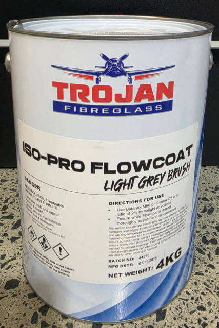 FLOWCOAT BRUSH LIGHT GREY 1KG
