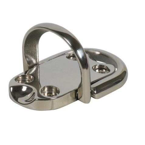 PAD EYE FOLDING S/S HEAVY DUTY DUAL