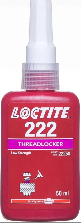 LOCTITE 222 SERVICABLE T/LOCK M6 & SMALL