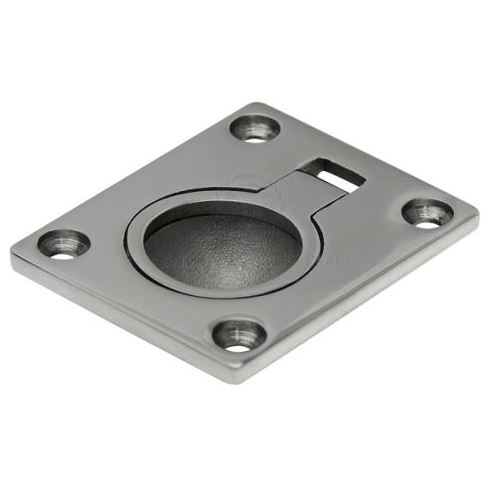 RING PULL RECT 47MM X 38MM SS316