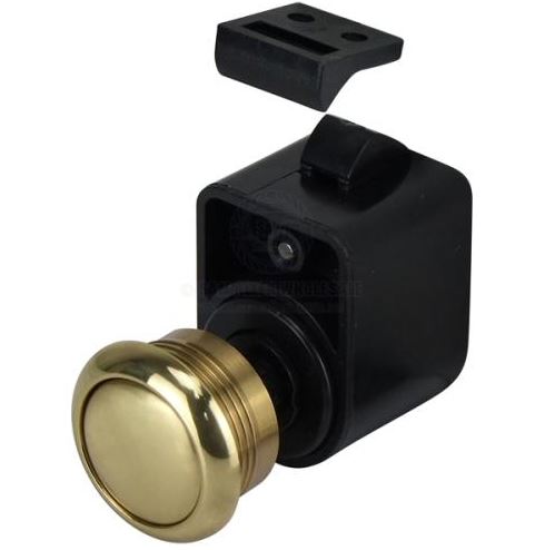 PUSH BUTTON DOOR SET GOLD 19MM TO 25MM