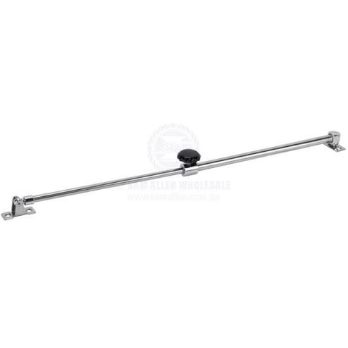 ADJUSTABLE HATCH STAY CHROME 250 - 440MM